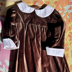 The Beaufort Bonnet Company Brown Velvet Dress